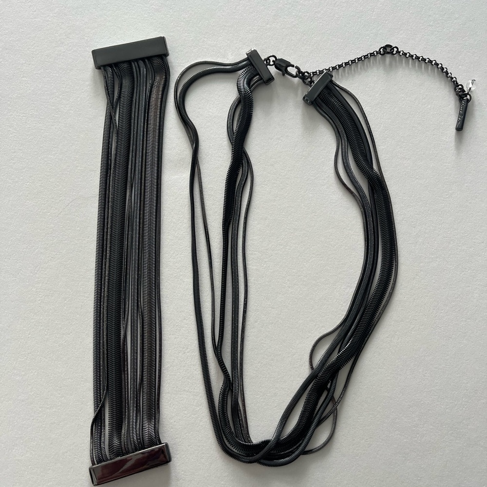 Kenneth Cole Reaction Necklace & Bracelet